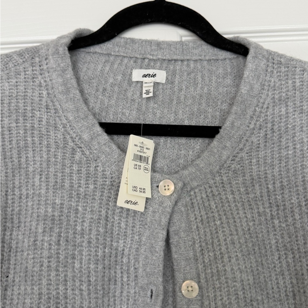 NWT AERIE SHORT SLEEVE CARDIGAN - Picture 4 of 6